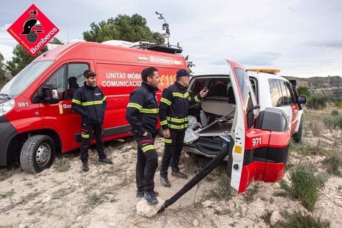 Archivo - Imagen de archivo de bomberos de la Diputación de Alicante