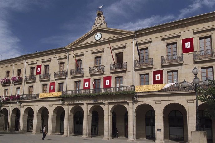 Fachada del Ayuntamiento de Tafalla