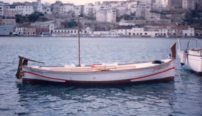 Llaut Cristina, perdido durante el temporal en Formentera.