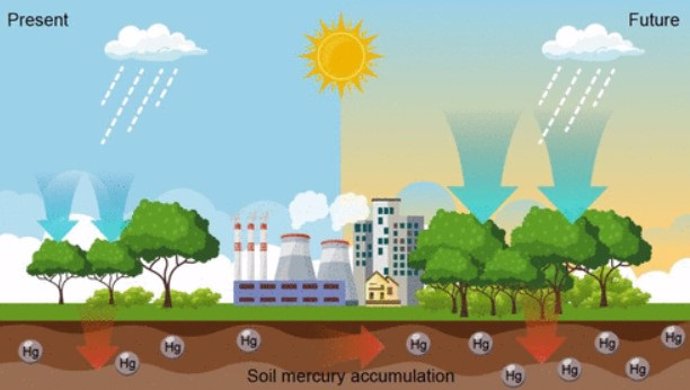 Incremento de la contaminación del suelo por mercurio