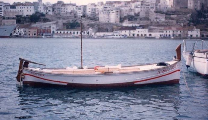 Llaüt 'Cristina' perdido durante el temporal en Formentera.