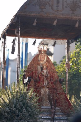 Procesión de la Virgen de los Reyes.