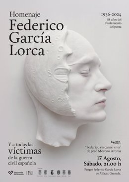 Cartel del homenaje a Federico García Lorca.