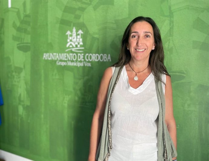 La portavoz de Vox en el Ayuntamiento de Córdoba, Paula Badanelli.