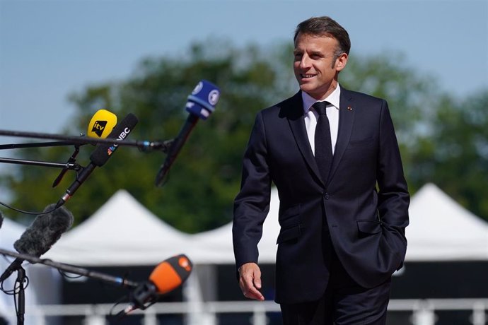 El presidente de Francia, Emmanuel Macron