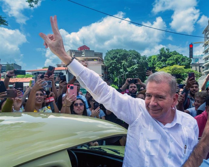 Imagen de archivo del excandidato opositor de Venezuela, Edmundo González Urrutia