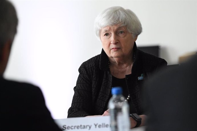 Archivo - Imagen de archivo de la secretaria del Tesoro de EEUU, Janet Yellen