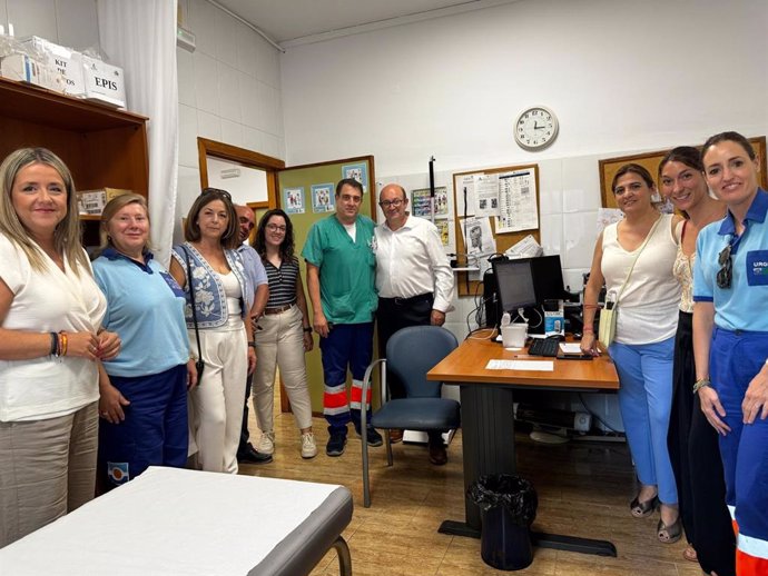 Visita al consultorio de Bélmez de la Moraleda.