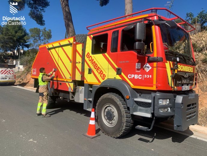 Archivo - Vehículo de bomberos de Castellón