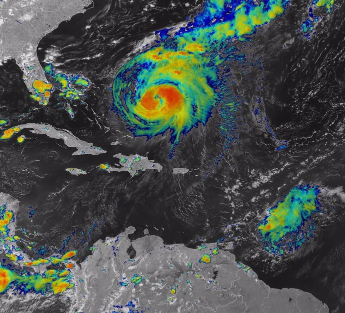 August 15, 2024, East Coast, USA: Hurricane Ernesto