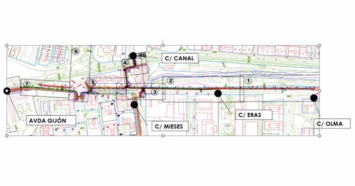 Nuevo carril bici que discurrirá por la calle Eras