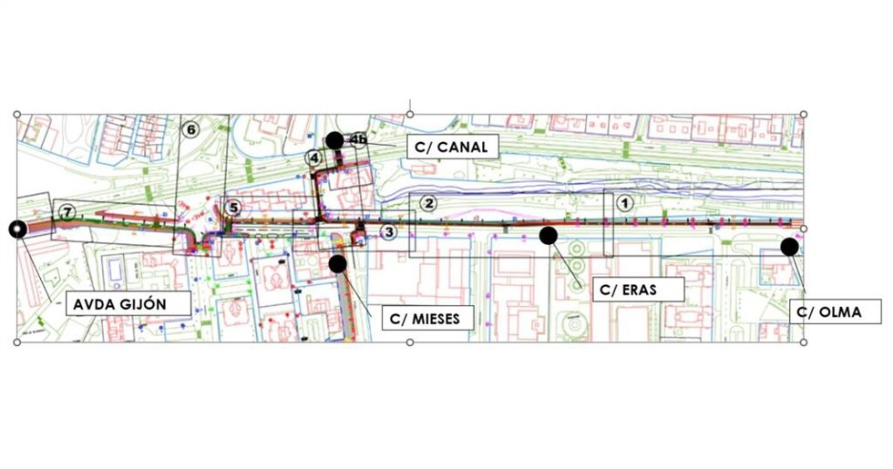 Nuevo carril bici que discurrirá por la calle Eras