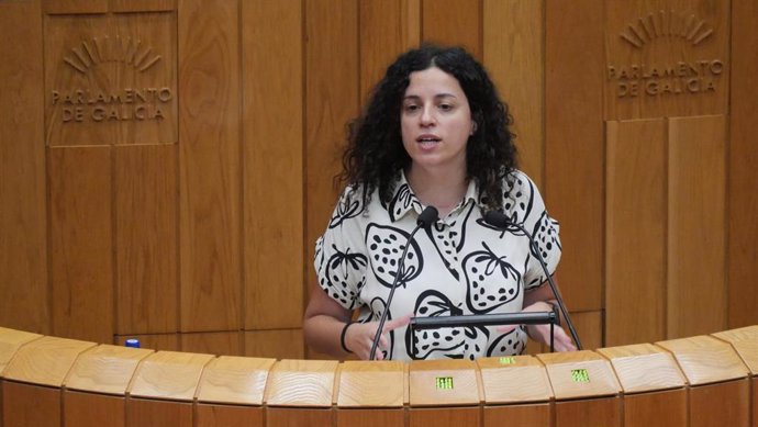 La diputada del BNG en el Parlamento gallego Noa Presas