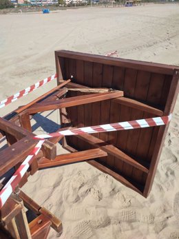 El Ayuntamiento de Canet d'en Berenguer (Valencia) denuncia un episodio de vandalismo en una de las postas de vigilancia de los socorristas