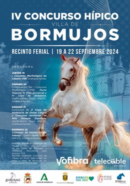 Cartel del IV Concurso Hípico de Bormujos