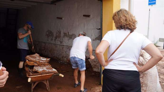 Daños provocados por la DANA en Menorca.