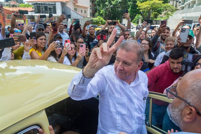 El candidato de la oposición venezolana, Edmundo González Urrutia.