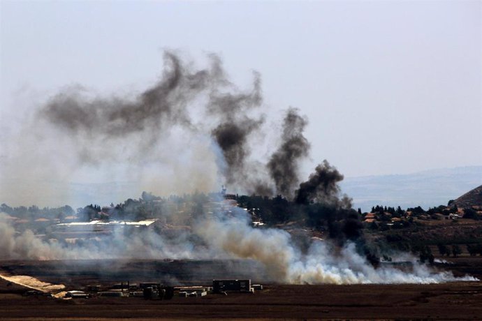 Ataque aéreo de las Fuerzas de Defensa de Israel (FDI) en el su de Líbano.