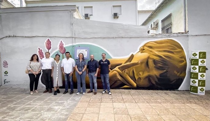 Mural del proyecto 'Street Art Plus', que recalará en 15 municipios de la provincia de Jaén.