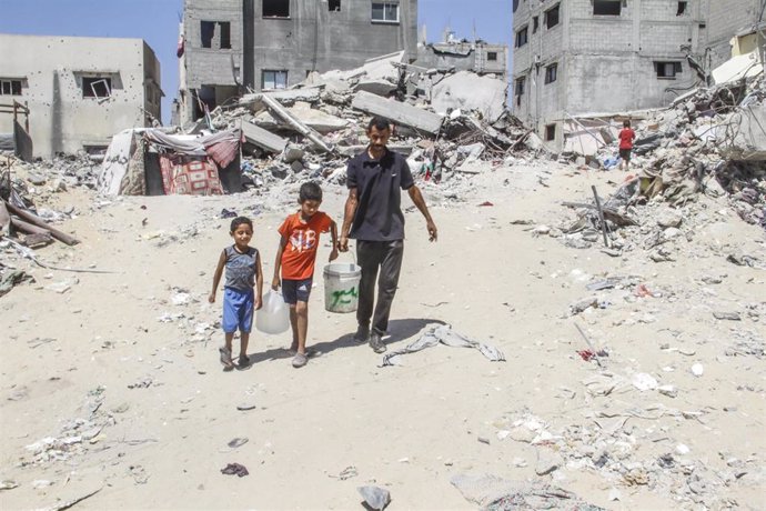 Archivo - Campamento de regugiados de Jabalia, en la Franja de Gaza.