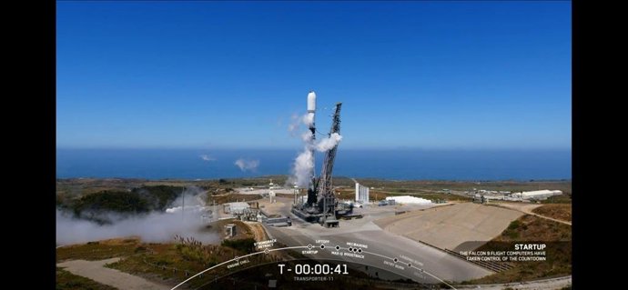 Lanzamiento del nanosatélite Phisat-2 en California (EE.UU.)