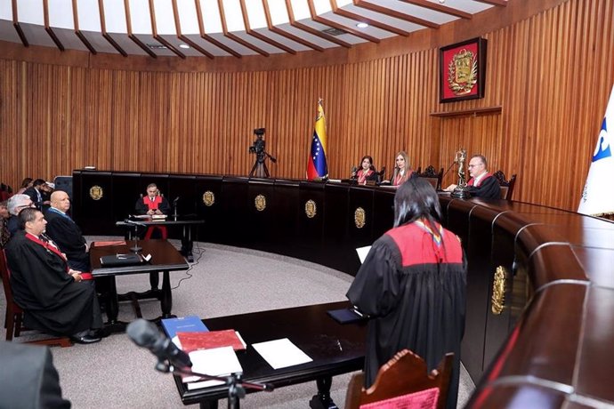 Sesión del Tribunal Supremo de Justicia de Venezuela (TSJ)