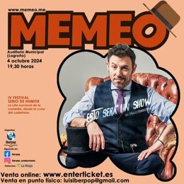 IÑAKI URRUTIA TOMA EL RELEVO DE LA SEGUNDA PARTE DEL FESTIVAL MEMEO 2024 EN LOGROÑO