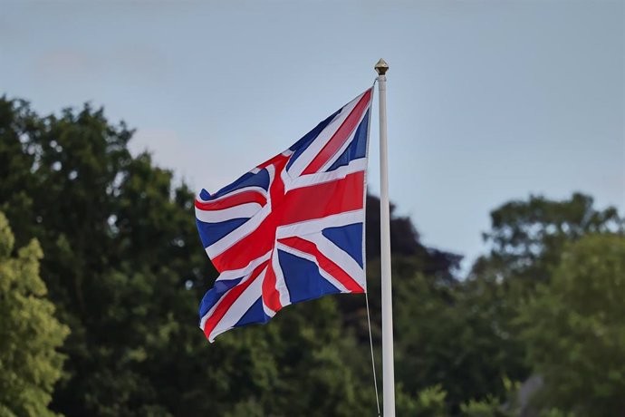 Archivo - Bandera de Reino Unido