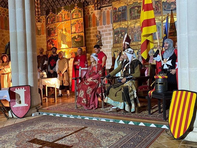 Recreación de la Aparición de la Virgen de Cigüela en Torralba de Ribota (Zaragoza).