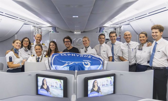 Air Europa participa en 'The Aviation Challenge' de SkyTeam con su vuelo más eficiente entre Madrid y Santo Domingo.