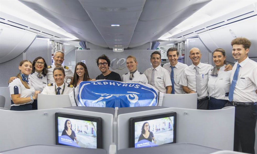 Air Europa participa en 'The Aviation Challenge' de SkyTeam con su vuelo más eficiente entre Madrid y Santo Domingo.