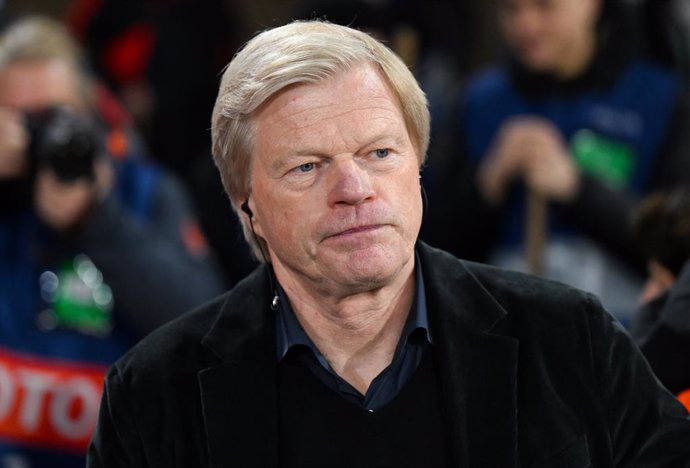 Archivo - FILED - 19 April 2023, Bavaria, Munich: Oliver Kahn, Then Munich CEO, is pictured during pre-match interview before the UEFA Champions League quarter-finals second leg soccer match between Bayern Munich and Manchester City at Allianz Arena. Phot