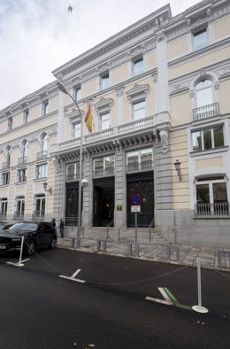 Archivo - Fachada del Consejo General del Poder Judicial (CGPJ), a 10 de octubre de 2022, en Madrid (España). 