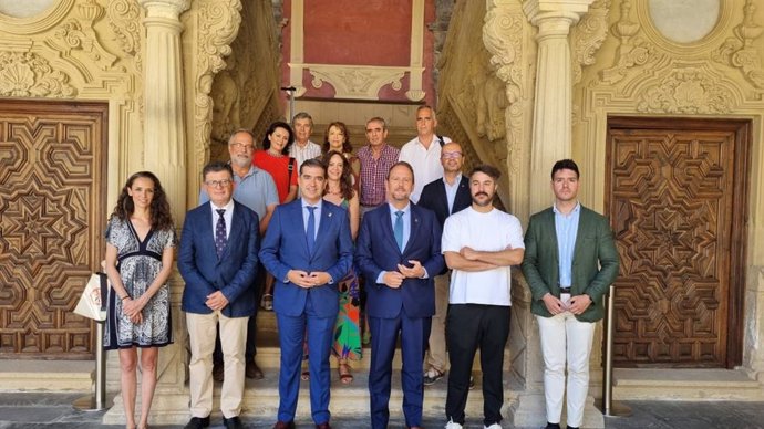 El rector de la UNIA inaugura los cursos de verano en la sede Antonio Machado de Baeza (Jaén).