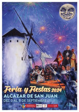 Cartel de la Ferias y Fiestas de Alcázar de San Juan 2024.