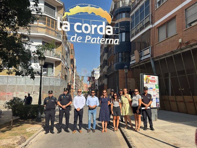 Paterna incrementa un 10% los efectivos de la Policía Local y amplía el perímetro de la zona de fuego y las vías de evacuación para velar por la seguridad de la Cordà