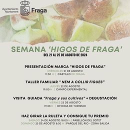 Cartel anunciador de la Semana 'Higos de Fraga'.