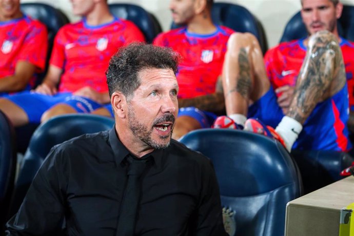 Diego Pablo Simeone, entrenador del Atlético de Madrid