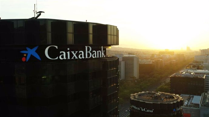 Archivo - Sede corporativa de CaixaBank en Barcelona