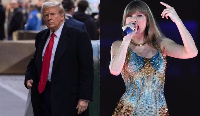 Donald Trump publica imágenes falsas de Taylor Swift apoyando su candidatura generadas por IA