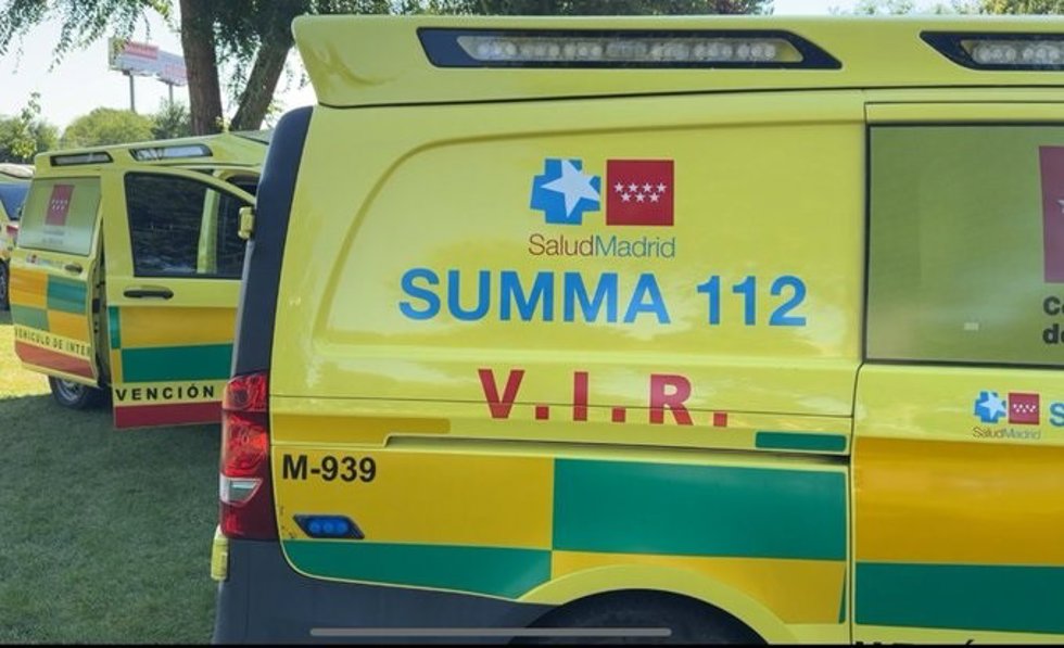 Herido grave un trabajadora al caer de un andamio en Guadarrama