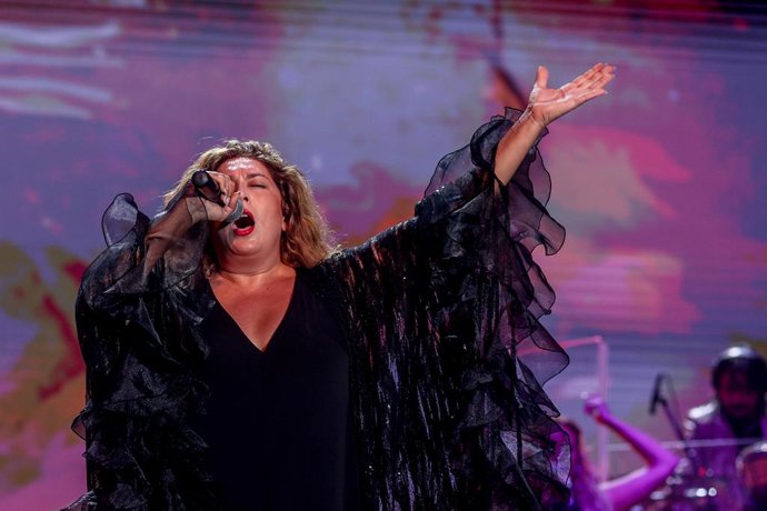 Archivo - La cantante Estrella Morente