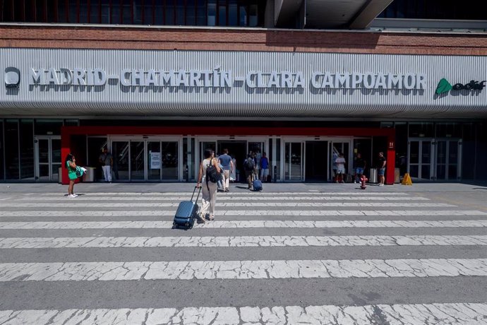 Entrada a la estación de tren de Chamartín