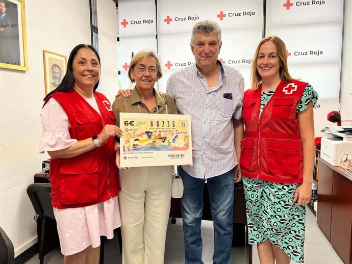 Cruz Roja en La Rioja localiza al ganador de un 4 premio del Sorteo de Oro