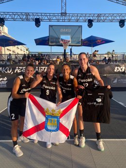 Logroño Central Proyectos 3x3 representará a España en el prestigioso Torneo FIBA 3x3 Women's Series en Hungría