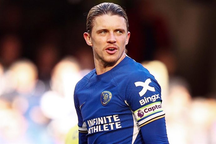 Archivo - Conor Gallagher of Chelsea during the English championship Premier League football match between Chelsea and Burnley on 30 March 2024 at Stamford Bridge in London, England - Photo Paul Phelan / ProSportsImages / DPPI