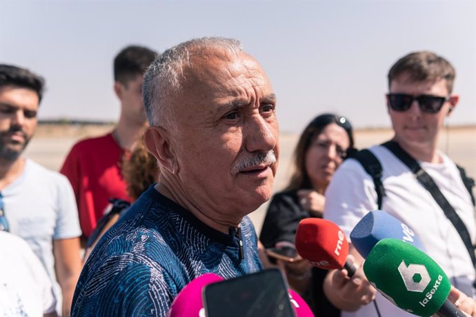 El secretario general de UGT, Pepe Álvarez, en Puy du Fou.