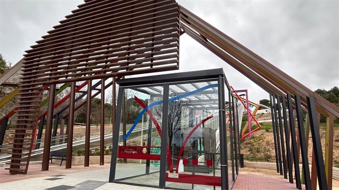 Archivo - Ascensor de la ladera este de Parquesol, en Valladolid