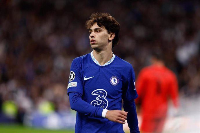 Archivo - Joao Felix of Chelsea laments during the UEFA Champions League, Quarter Finals round 1, football match between Real Madrid and Chelsea FC at Santiago Bernabeu stadium on April 12, 2023, in Madrid, Spain.