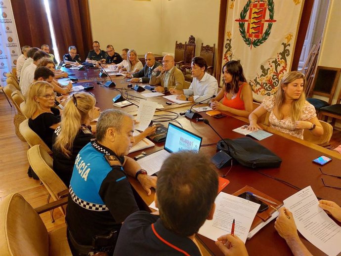 Un momento de la Junta Local de Seguridad.